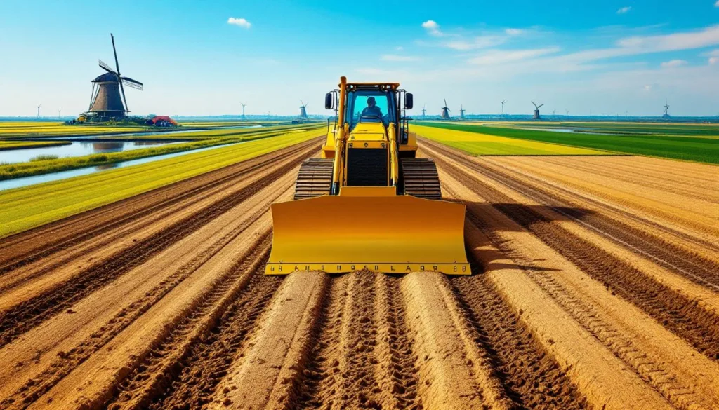 הולנד משנה את מפת הגבולות שלה בעזרת דחפורים – צפו בתהליך המרהיב והתוצאה המרשימה של העבודה.