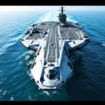 גלה את נושאת המטוסים הענקית עם הממדים המדהימים שמעוררים דמיון והשראה בכל מי שרואה אותה.