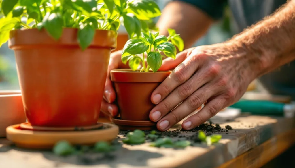 למדו מגנן מקצועי כיצד לשמור על הבזיליקום שלכם טרי ובריא לאורך זמן בעזרת טריק פשוט של שני עציצים. טיפים מועילים וטבעיים לגידול עציצים בבית.
