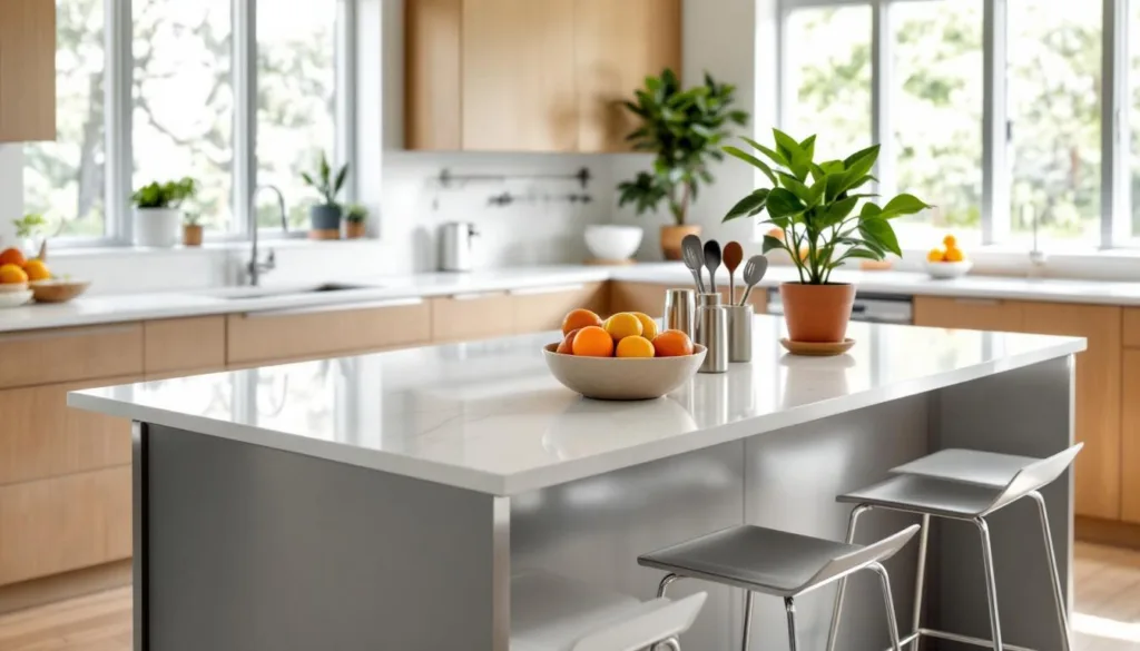 גלה כיצד החלפת אי המטבח שינתה את מראה הבית כולו והביאה לחידוש מרענן במרחב המגורים.