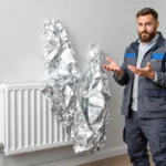 טכנאי חימום מקצועי מסביר מדוע לא כדאי לשים נייר אלומיניום מאחורי הרדיאטור וכיצד לשפר את יעילות החימום בצורה נכונה.