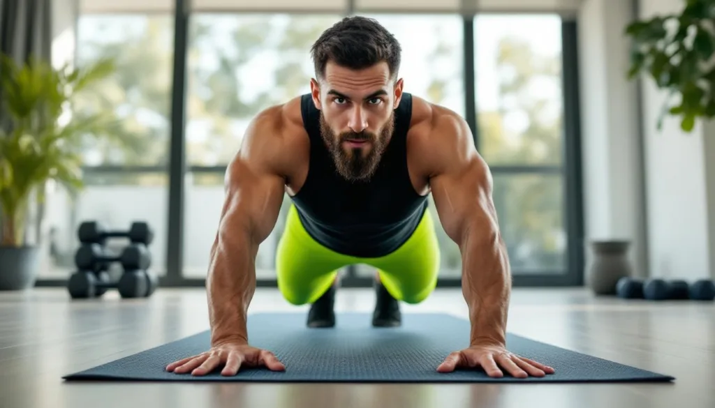 תרגיל קצר של 10 דקות המכוון לשריפת שומן בטני ללא צורך בהליכה או ריצה – הפתרון האפקטיבי והנוח לאימון יומי.