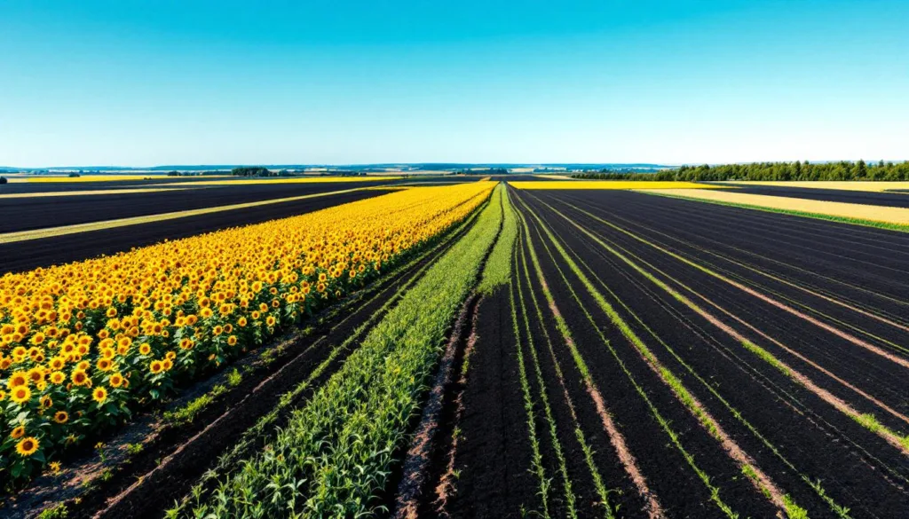 גלה כיצד הקרקע השחורה הפורייה באוקראינה מסייעת להפוך אותה לאחת האומות החקלאיות המובילות בעולם עם יבולים עשירים וחשיבות כלכלית עצומה.