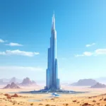 גלה כיצד גורד השחקים הסעודי בגובה קילומטר מתמודד עם האקלים המדברי הקשה ומייצג חדשנות ועמידות בהנדסה מדברית.