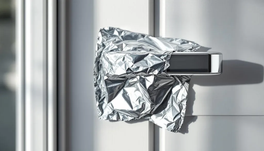 גלה האם לכסות ידיות דלת בנייר אלומיניום הוא רעיון גאוני לשמירה ונקיון או תגובת יתר מיותרת.