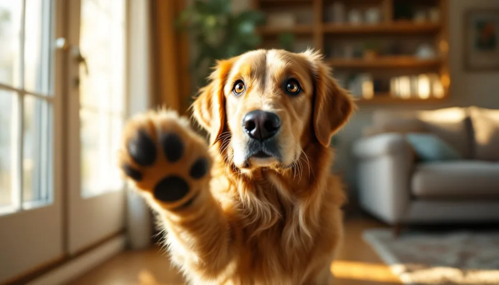 למדו מדוע הכלב שלכם מעניק לכם את כף היד בלי שביקשתם ואיך להבין את ההתנהגות האהובה הזו.