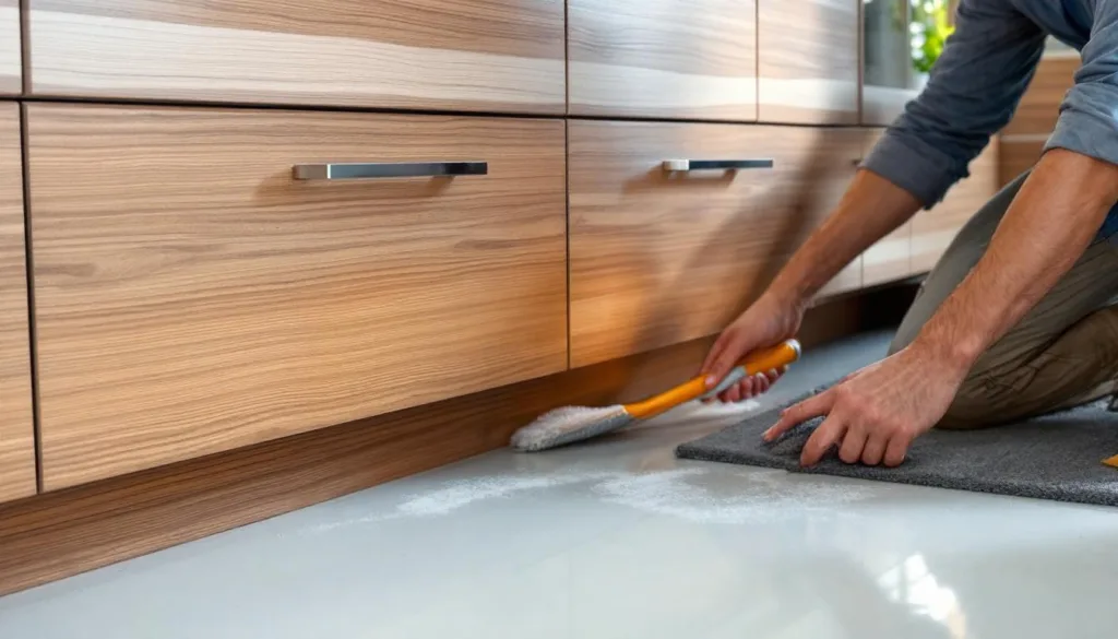 מומחית מסבירה כיצד התחלת הניקיון מהפאנלים התחתונים מייעלת ומייעלת את תהליך הניקיון.