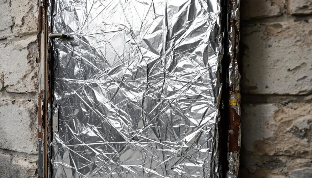 גלה מה קרה כששמתי נייר אלומיניום על הדלת שלי ואיך זה שינה את המצב בצורה מפתיעה וחדשנית.