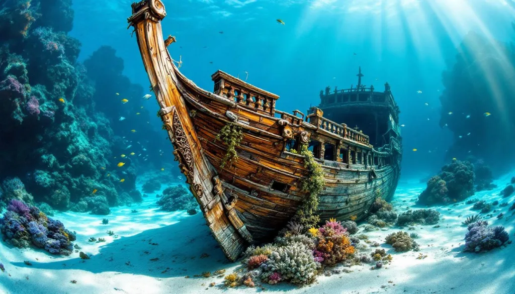 לאחר שנים רבות של חיפושים מוצאת ספינה זו, הנשמרה במצב מושלם, מהווה גילוי מרגש וייחודי.