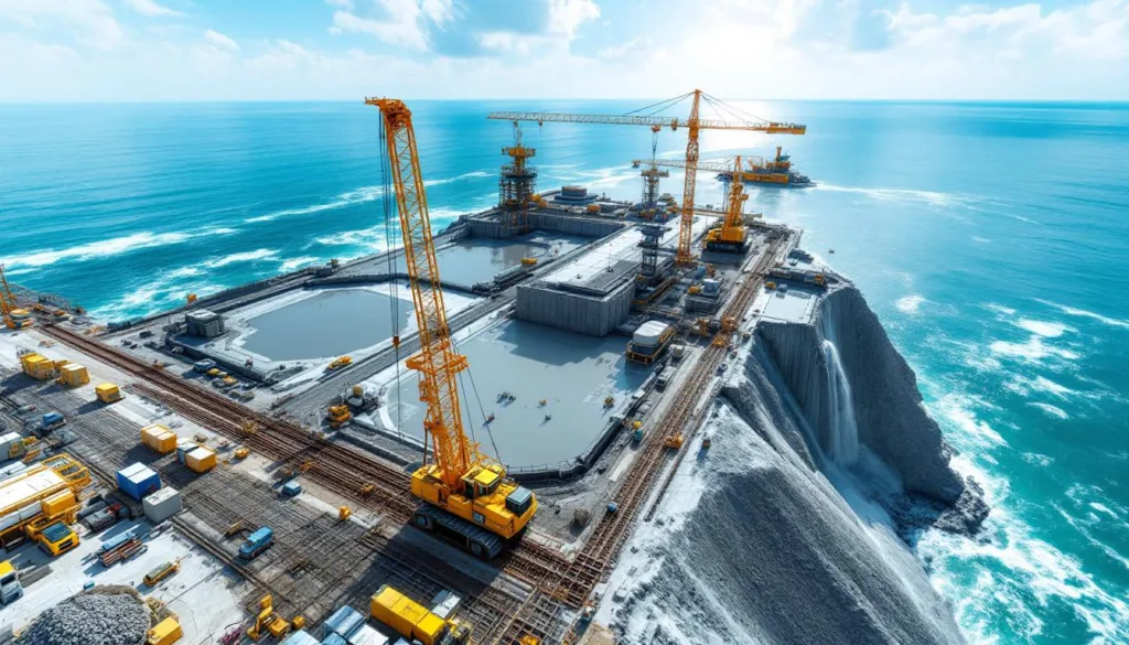 גלה כיצד סין יצקה מיליוני טונות בטון לים והשפעותיו המדהימות שנחשפו לעולם.