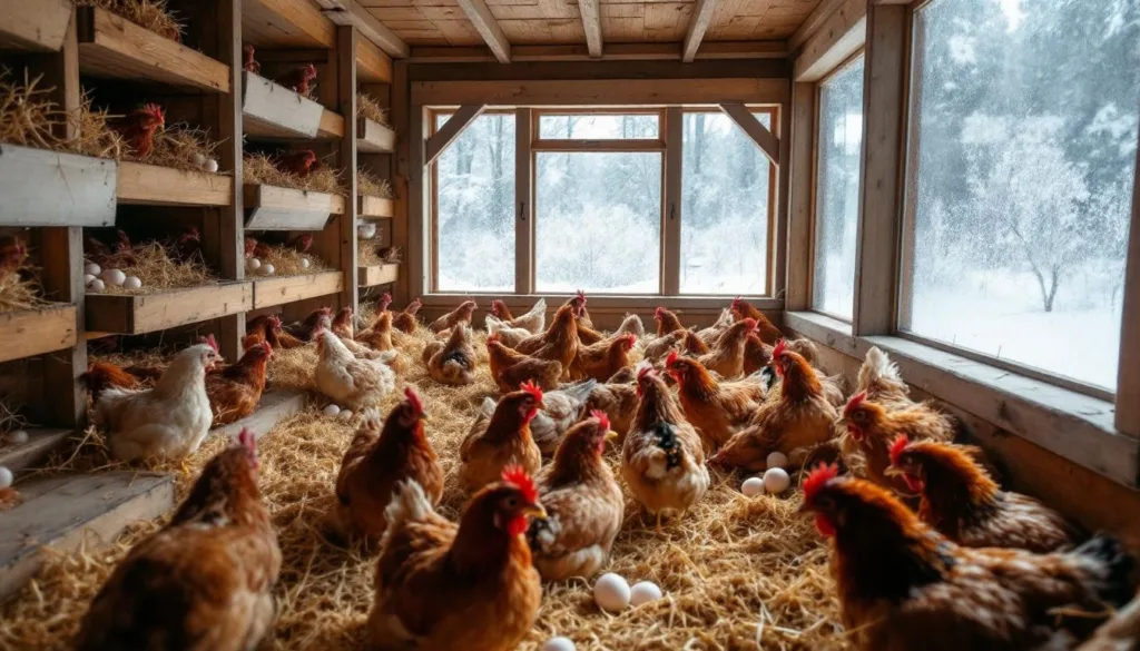 גלה כיצד לשמור על אותה כמות ביצים בחורף כמו בקיץ עם טיפים מהמגדל תרנגולות שלנו. שיטות פשוטות ויעילות להגדלת פוריות התרנגולות בעונות הקרה.