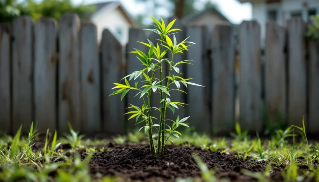 שתלתי במבוק בחצר הקטנה שלי, מה שהוביל למתחים עם השכנים ולפילוג בשכונה. סיפור על כיצד צמח אחד השפיע על היחסים הקהילתיים.